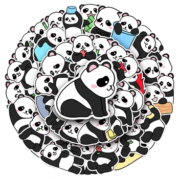 10/30/50pcs Risanka Srčkan Živali Panda Grafiti Nepremočljiva Nalepke Nalepke Otroci Igrače Notebook Laptop, Telefon, Avto Nalepke za Dekoracijo