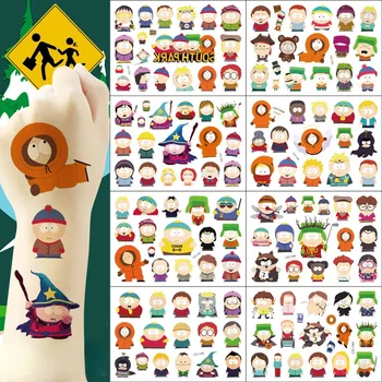 South Park Tattoo Nalepke Nepremočljiva Lepe Nalepke Smešno Anime Rojstni Dan Dobave Dekoracijo Za Otroke, Ženske, Moške, Darilo