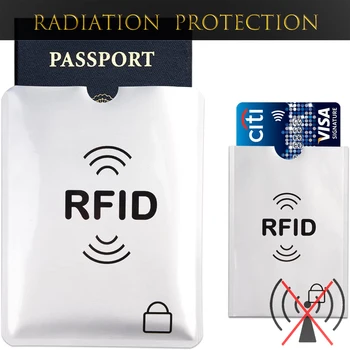 Anti-skeniranje Kritje RFID Blokiranje 15 Rokavi za Kreditne Kartice ID + 5 Velikih Imetniki Potnega lista Zaščito Info Varnost