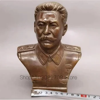 Baker Kip Zbirka Ruski Voditelj Josip Stalin Bronasto Skulpturo Lepe Nordijska Dekoracijo Doma