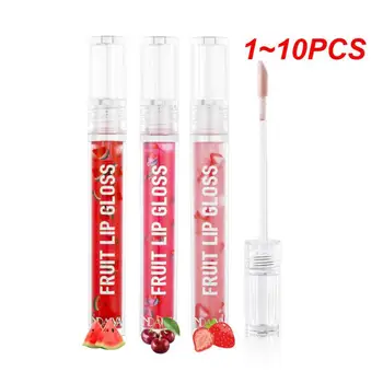 1~10PCS 6-Barvni Sadje Lip Gloss Lepoto Lipgloss Vlažilne Anti-Razpokane Ustnice Balsamo Labial Hidratante Brezplačna Dostava