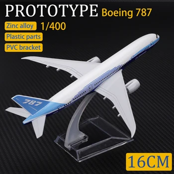 Kovinski Model Letala 1:500 16 cm Boeing 787 Prototip Kovinska Replika Zlitine Material Letalske Simulacije otroške Igrače, Okraski