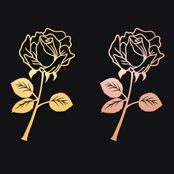 Preprosto Eleganten Kovinski Zaznamki Rose Cvet Oblikovan za Ženske, Bralec Rastlin Zaznamek Letnik za Otroke, Najstnike, Odrasle Darilo