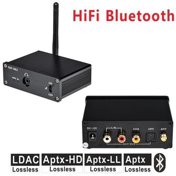 Hi-fi Lossless Bluetooth Audio (zvok Bluetooth Sprejemnikom Prilagodilnik Pretvornika 5.0 LDAC Aptx HD CSR8675 ES9018K2M Dekodiranje Koaksialni Optični RCA 3,5 mm