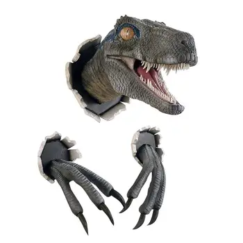 Dinozaver Stenske Skulpture, 3D Stenske Poka Visi Dinozaver Glavo Smolo Dinozaver Glavo s Kremplji Doma Dekor