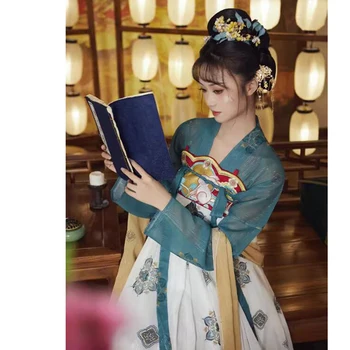 Kitajski Folk Dance Diplomi Pravljice Obleke Ženska Hanfu Tradicionalne Moderne Kopalke Ženske Vsakodnevno Delovanje Starih Cosplay Obleko