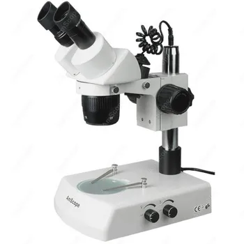 Widefield Stereo Mikroskop--AmScope Dobave 20X-40X-80X Super Widefield Stereo Mikroskop w/ Zgoraj & Spodaj Luči