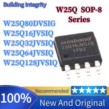 W25Q16JVSIQ W25Q32JVSIQ W25Q64JVSIQ W25Q80DVSIG W25Q128JVSIQ Novo izvirno verodostojno flash pomnilnik čipu IC, SOP-8