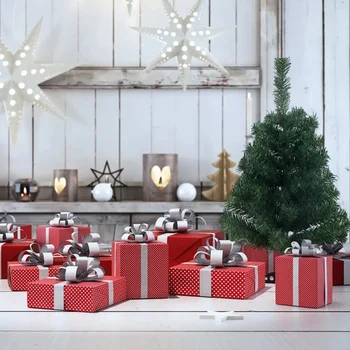 Božično Drevo Desktop Mini Božič Dreves Za Dekoracijo Doma Otroke DIY Obrt Novo Leto Božični Okrasek, Srečno Novo Leto