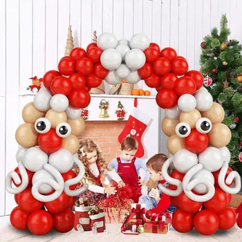 Božični Party Balon Nastavite Stranka Arch Balon Verige Pravljica Vesel Božični Okraski, Vzdušje Dekoracija Božiček