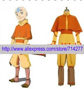 Brezplačna dostava po Meri Poceni Aang Cosplay Kostum iz Avatar the Last Airbender