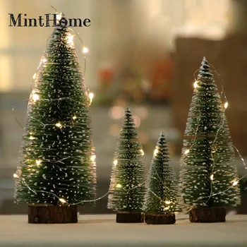 Mini Božično Drevo Cedra Namizje Majhno Božično Drevo Namizno Okno Tabela Božična Darila, Božični Okraski( Brez Žarnice),