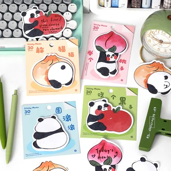 12packs/VELIKO Panda cmok serije retro ustvarjalno dekoracijo DIY papir memo pad