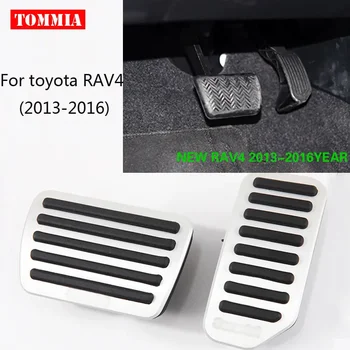 Za Toyota RAV4 2013-2016 Pedal Pokrov za Gorivo Plinsko Zavoro Stopala Ostali Stanovanj Ni Vrtanje Avto-styling Brezplačna Dostava