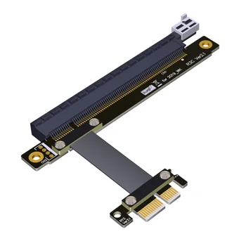 PCI-E 3.0 16x, da 1x PCIe x16, x1 reži za kartico PCI Express Grafično Kartico GPU Kabel PCIe3.0x1 Gen3 8G/sbt Zložljive Signal Adapter Kabel Podaljšek