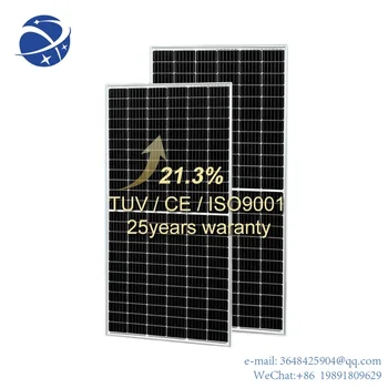 YYHCAll Black Monokristalne sončne celice sončne energije sistema za domači fotovoltaični panel za vgradnjo sončnih kolektorjev sistem