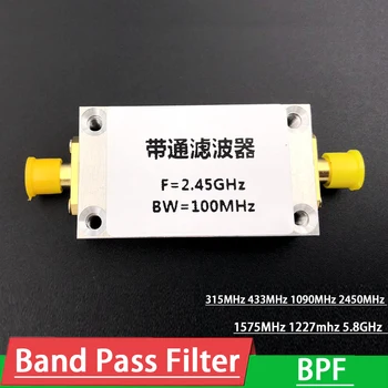 Band Pass Filter BPF 315Mhz 433Mhz 1090M 1575M 2450M 5.8 GHZ za 2,4 G WIFI, Bluetooth, GPS, RTL-SDR sprejemnik Ham Radio Ojačevalnik