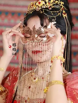 Kitajski Slog Hanfu Cosplay Masko Tradicionalni Kostum In Maska Starinsko Eksotičnih Slog Plesalka Plesne Tassel Pravljice Hanfu Dodatki