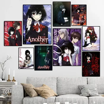 Japonska Grozljivka Anime Še en Plakat Platno HD Tiskanja Osebno Wall Art Meri Slikarstvo Mala