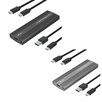 10Gbps NVME/SATA Dual Protokol SSD Ohišje SSD Primeru Box USB 3.1 Vrsta M. 2 NGFF Pcie SSD Zunanje Ohišje