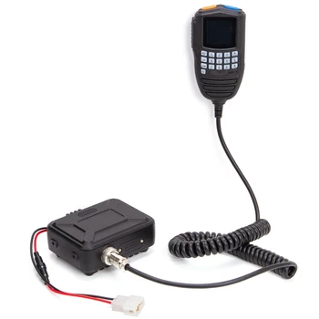 KT-WP12 Mini Avto Walkie Talkie VHF, UHF Dual Band Ročni Mikrofon, Prikaz In Nadzor Scrambler Mini Mobilni Radio Enostaven Za Uporabo