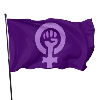 Feminizem Ponos Zastavo Vijolično Feminizma Banner Ponos Darilo Doma Dekoracijo 90x150cm Poliester