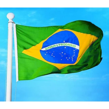 Velika Brazilija Nacionalno Zastavo Brazilski Nogometni Banner 150*90 CM / 5*3FT Festival Ponudbe