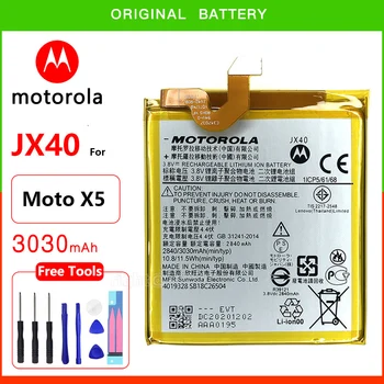 Original NOVA Motorola Visoke Kakovosti JX40 4100mAh Vrh Zmogljivosti Nadomestna Baterija za Motorola Moto X5 JX40 Pametni Telefon na Baterije