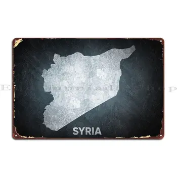 Damask-Sirija Kovinski Znak Bar Slikarstvo Po Meri Prilagojene Prilagodite Tin Prijavite Plakat